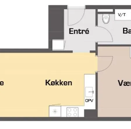 Great 1-bed Wbalcony By Harbour * Odense